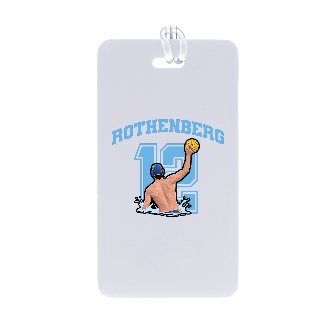 Bag Tag — Number in Classic