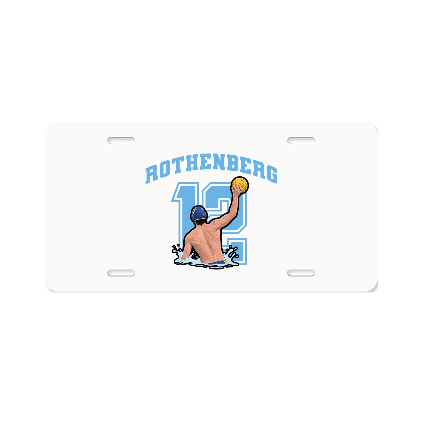 License Plate — Number in Classic