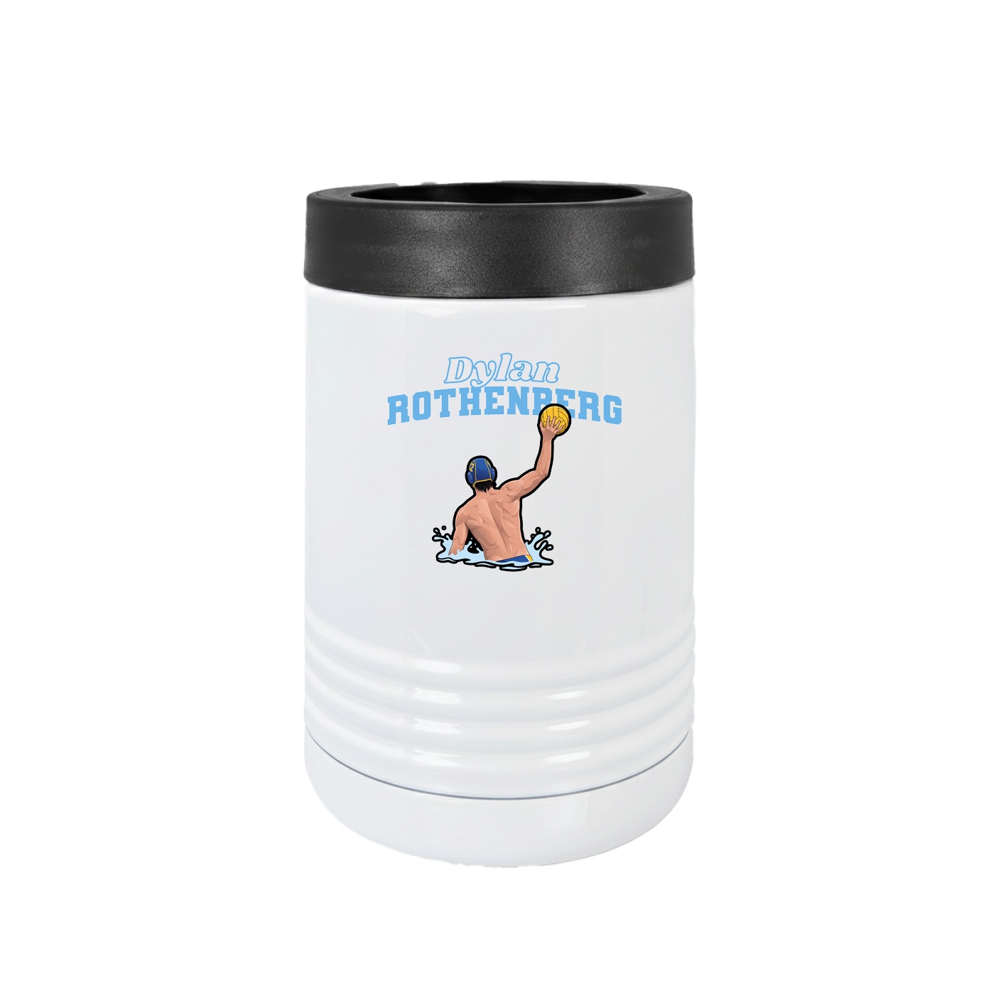 Beverage Holder — Name Arch in White