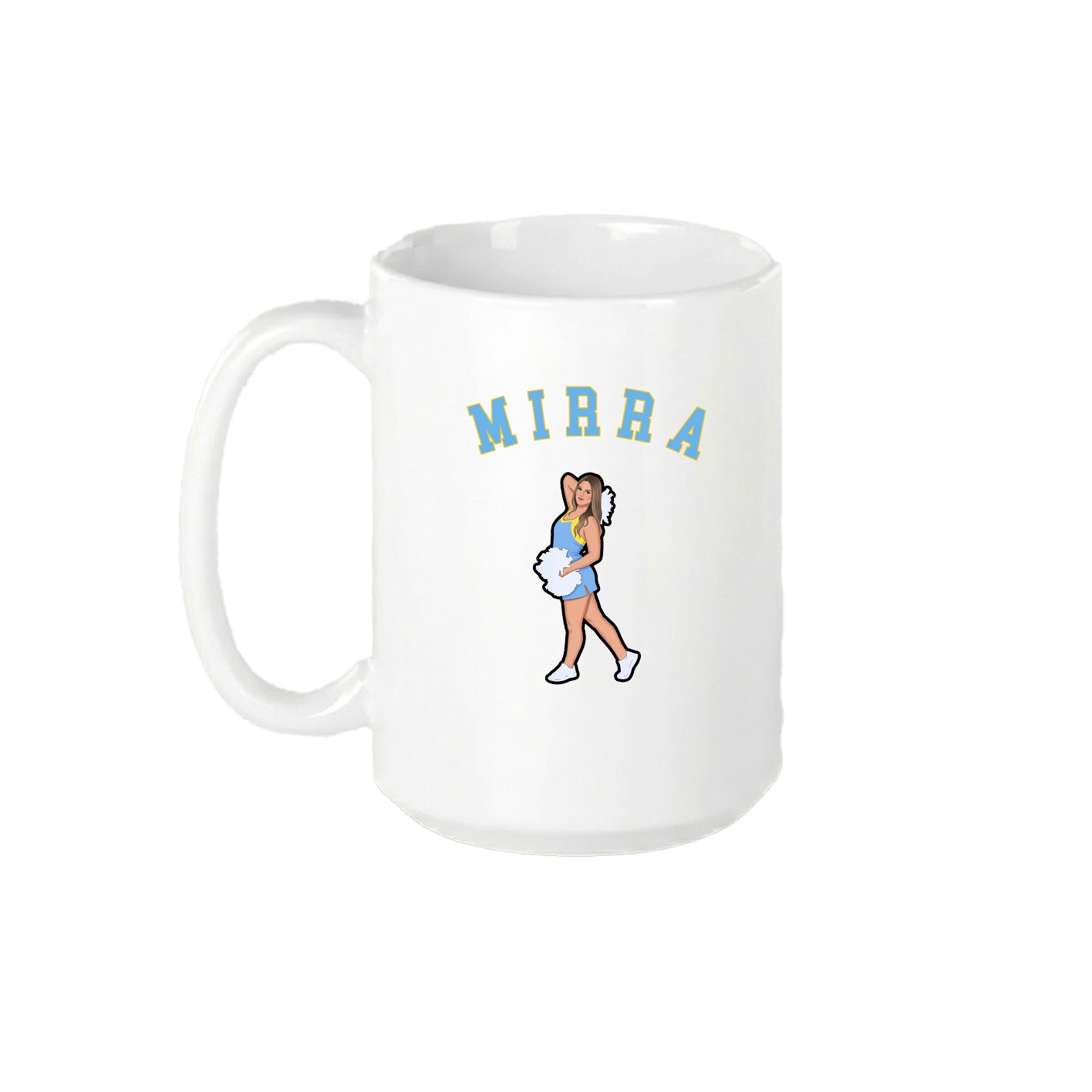 15oz Coffee Mug — Shirsey Arch in White