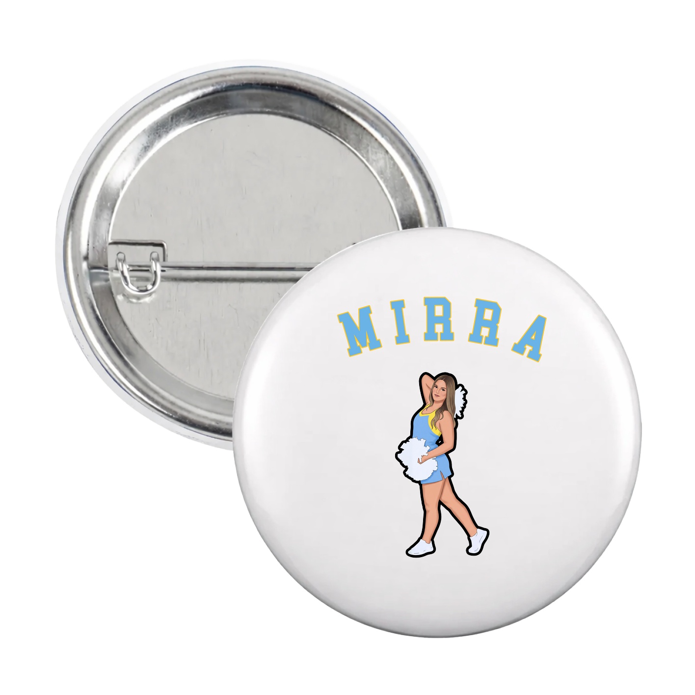Game Day Button — Shirsey Arch in White