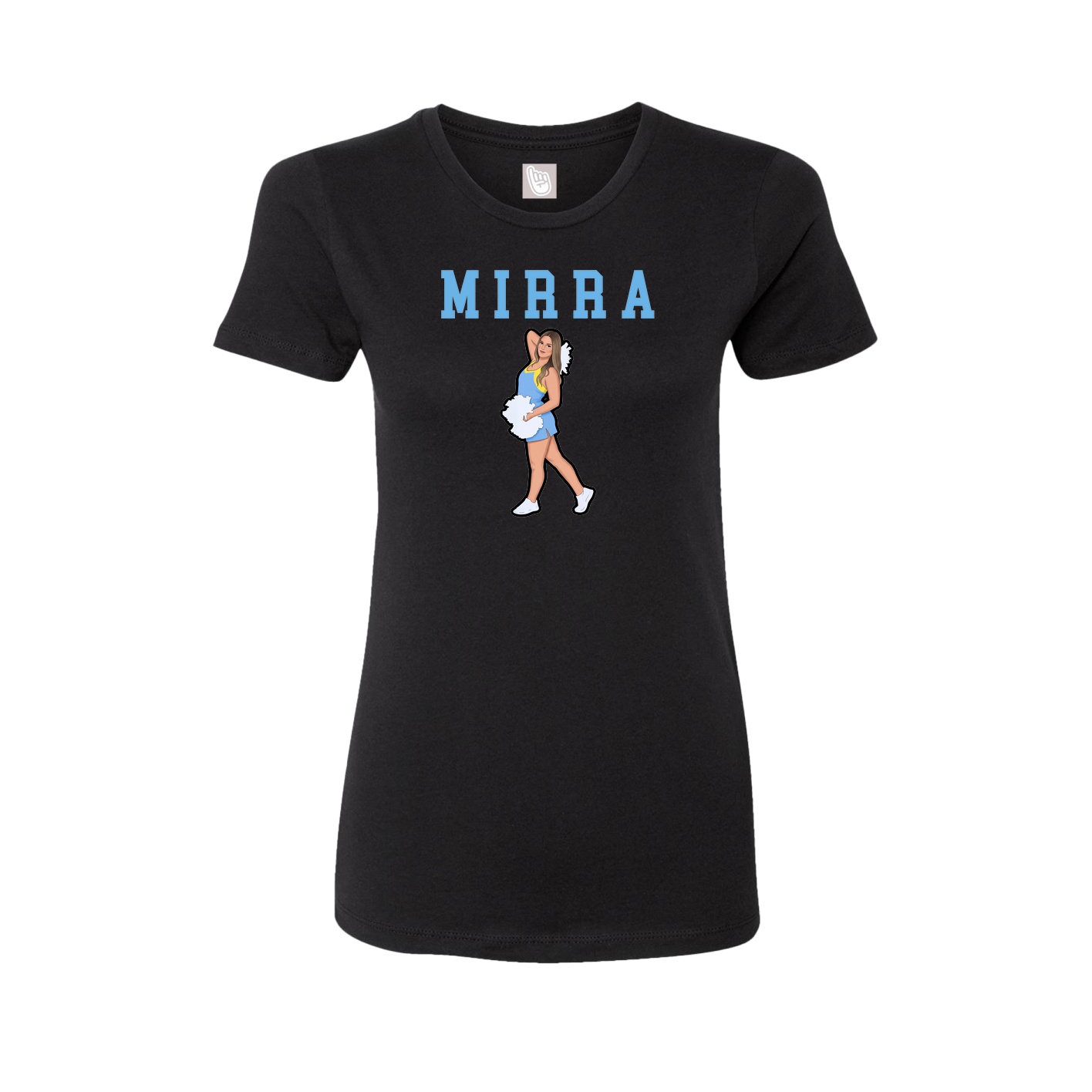 Fitted Women's Tee — Shirsey in Black