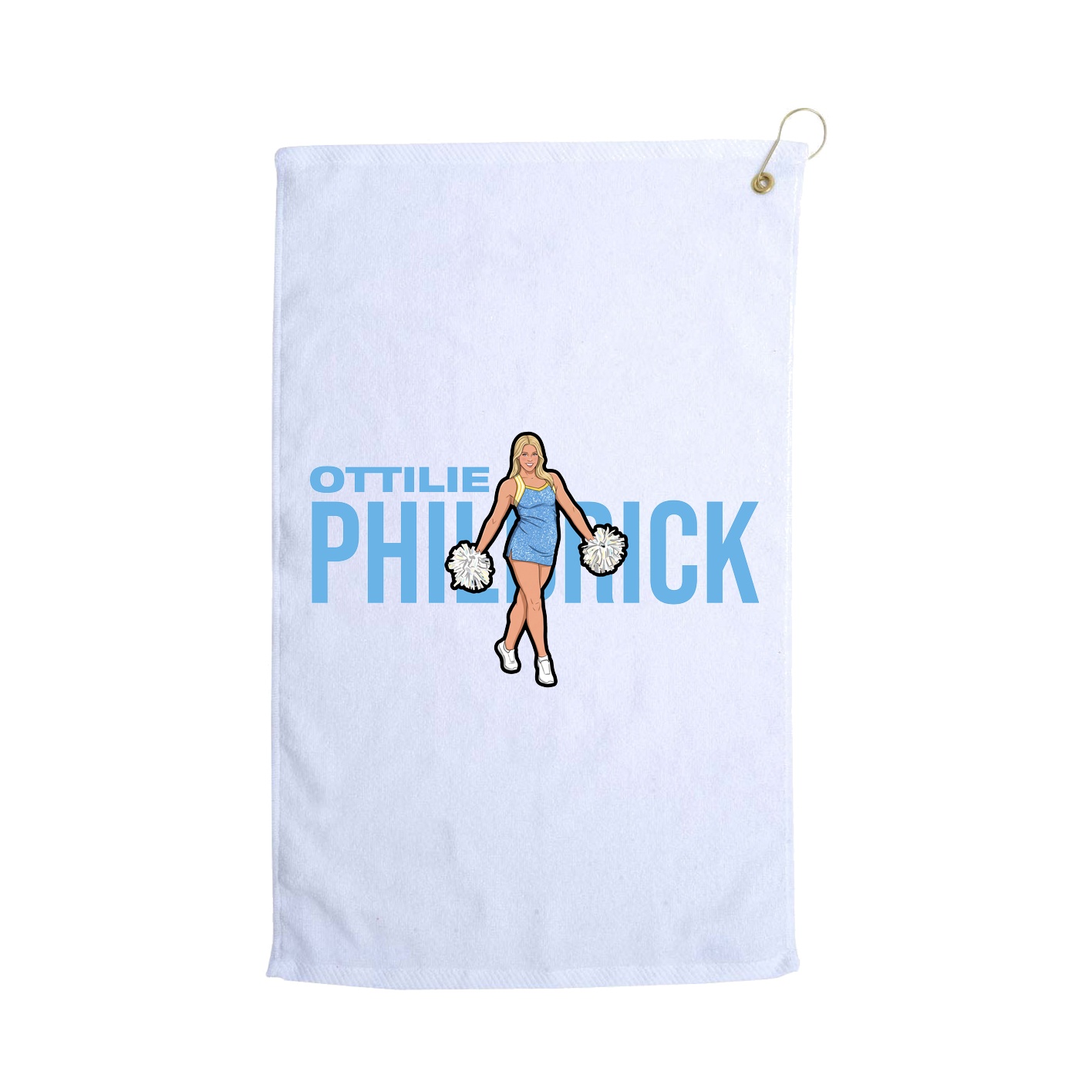 Golf Towel — Player Name in White