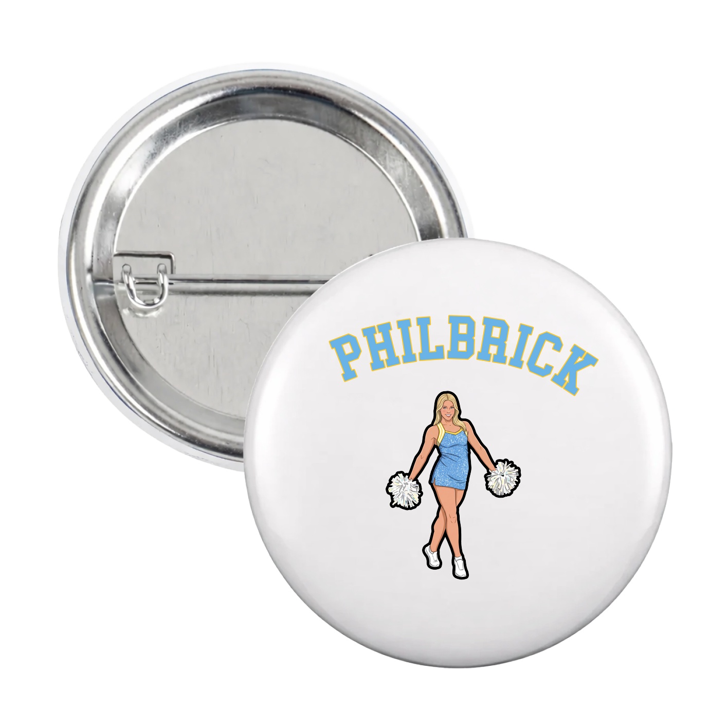 Game Day Button — Shirsey Arch in White
