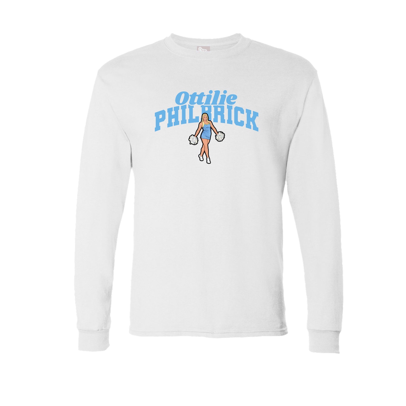 Long Sleeve Tee — Signature Arch in White