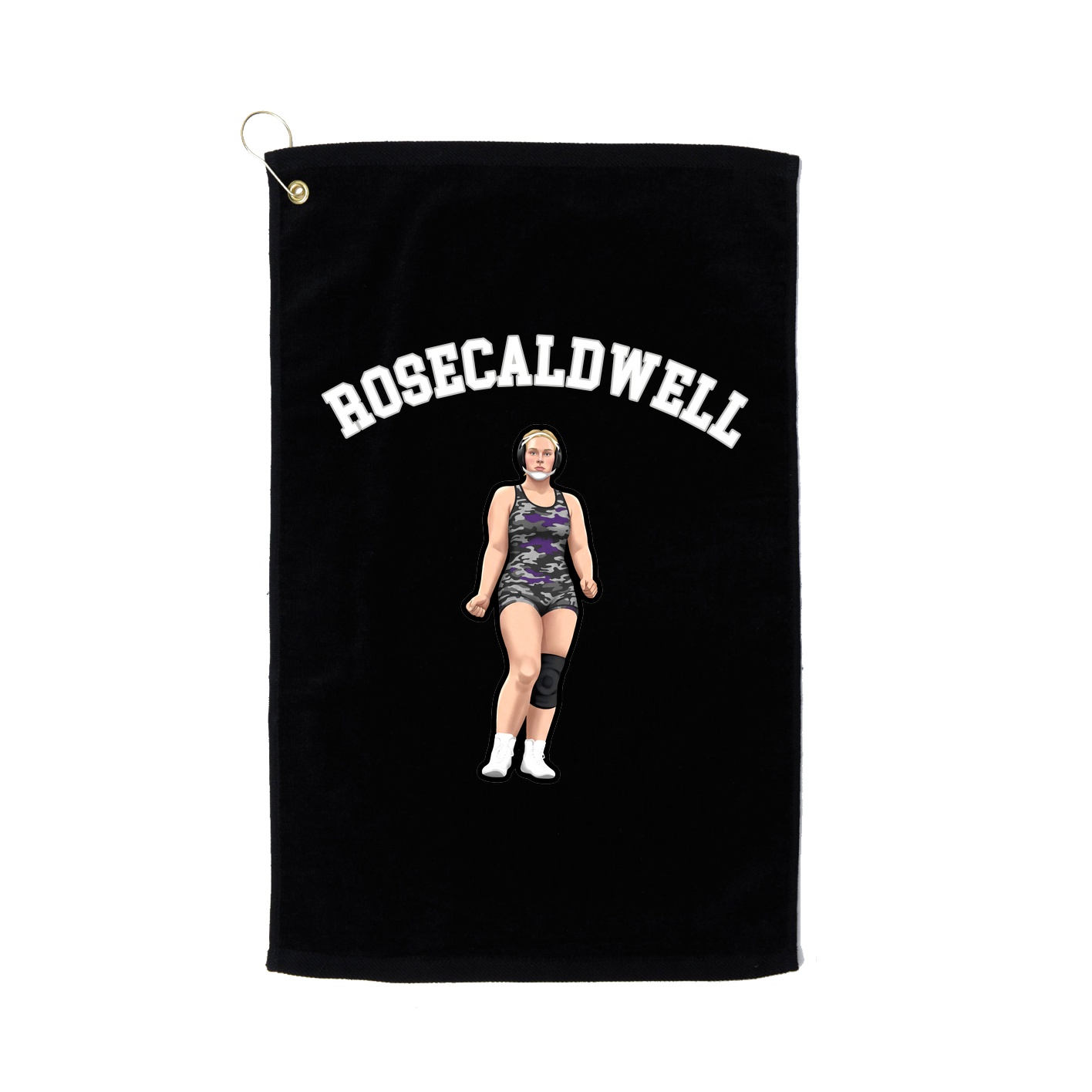 Golf Towel — Shirsey Arch in Black