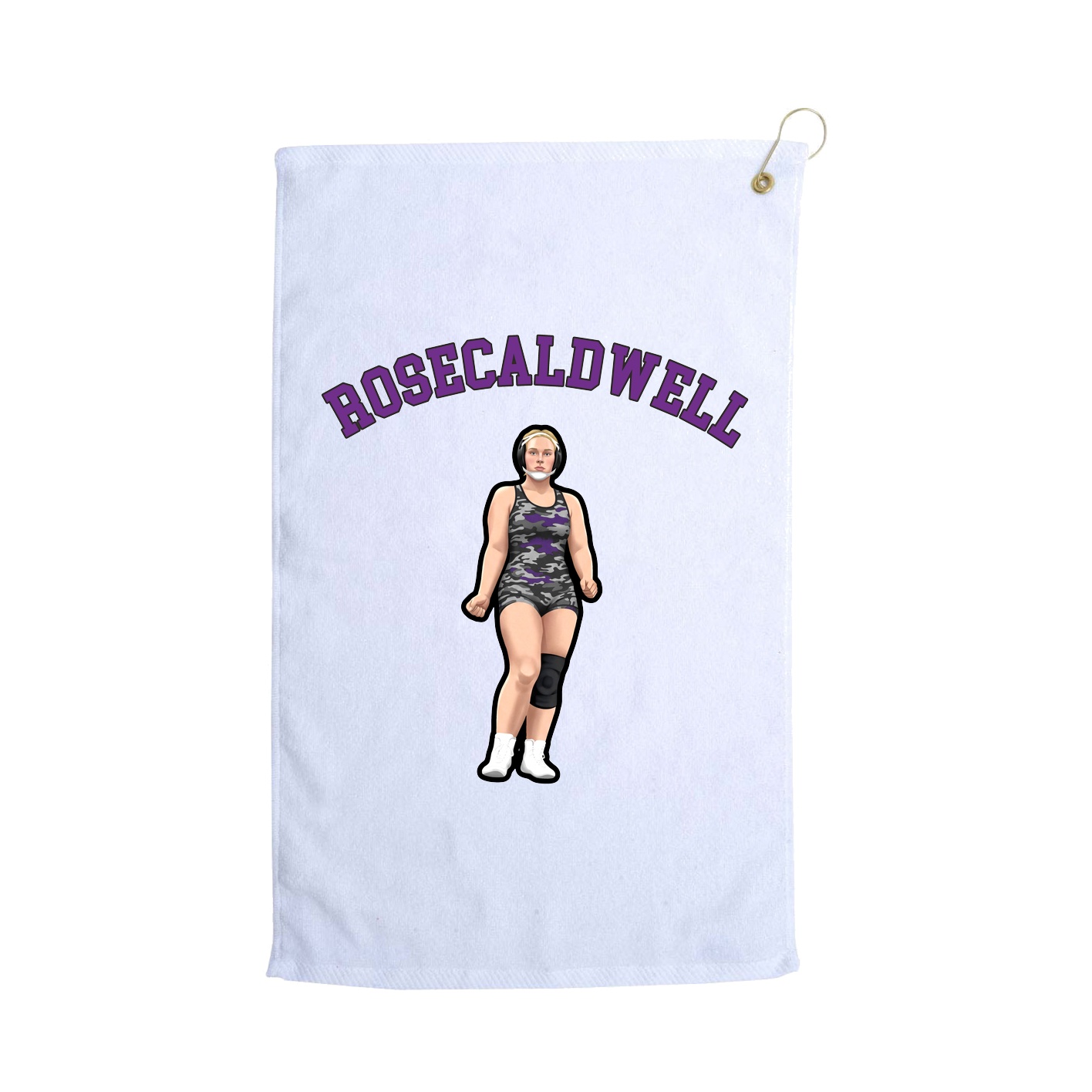 Golf Towel — Shirsey Arch in White