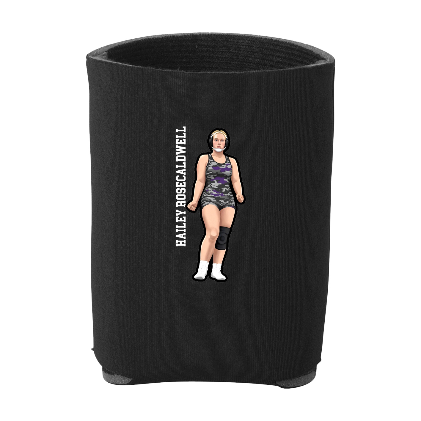 Can Holder — Name Vertical in Black