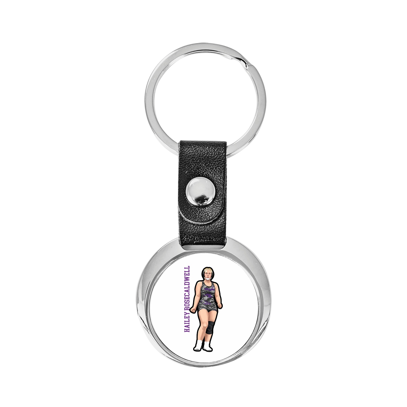 Key Chain — Name Vertical in Classic