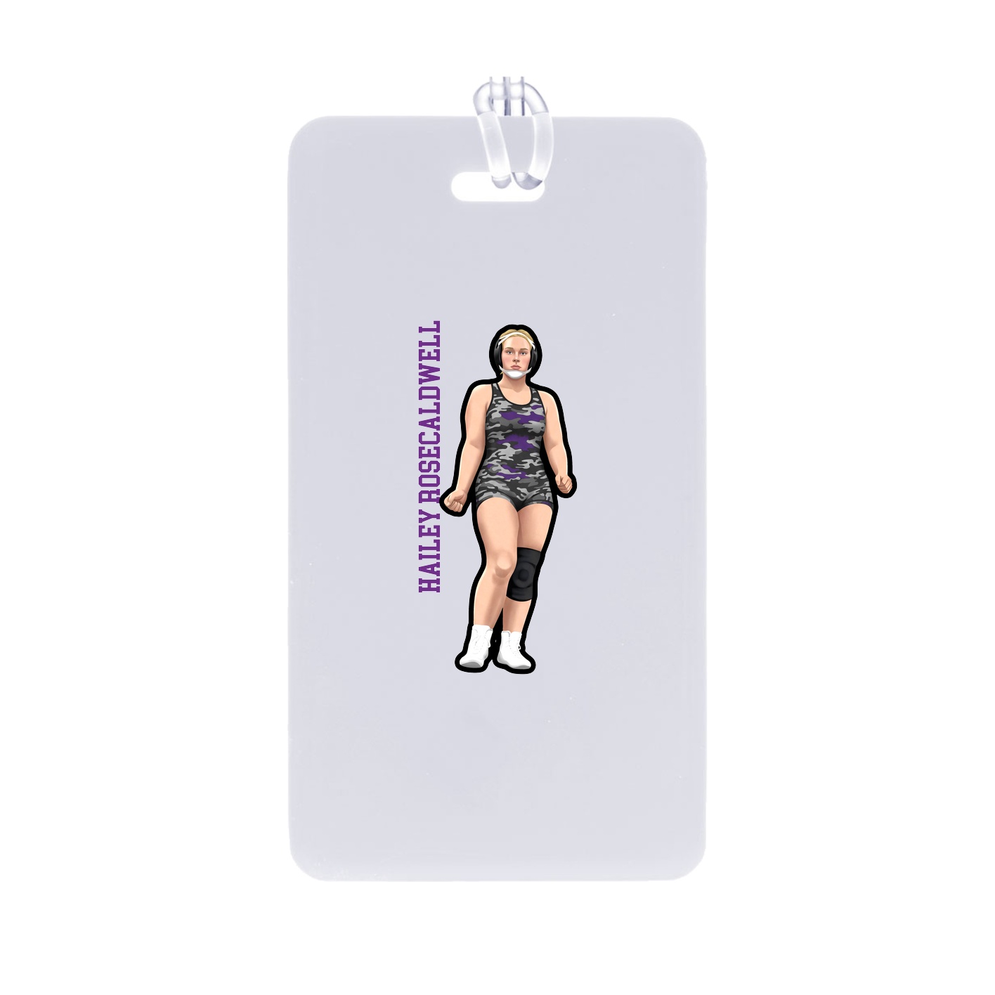 Bag Tag — Name Vertical in Classic