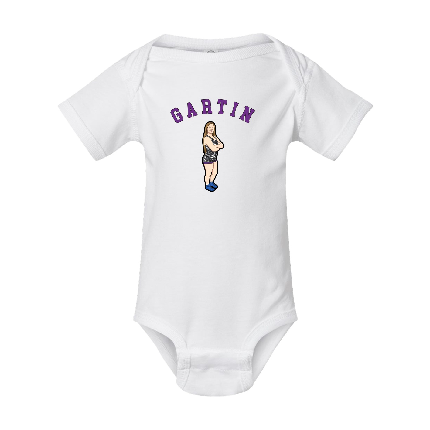 Baby Onesie — Shirsey Arch in White