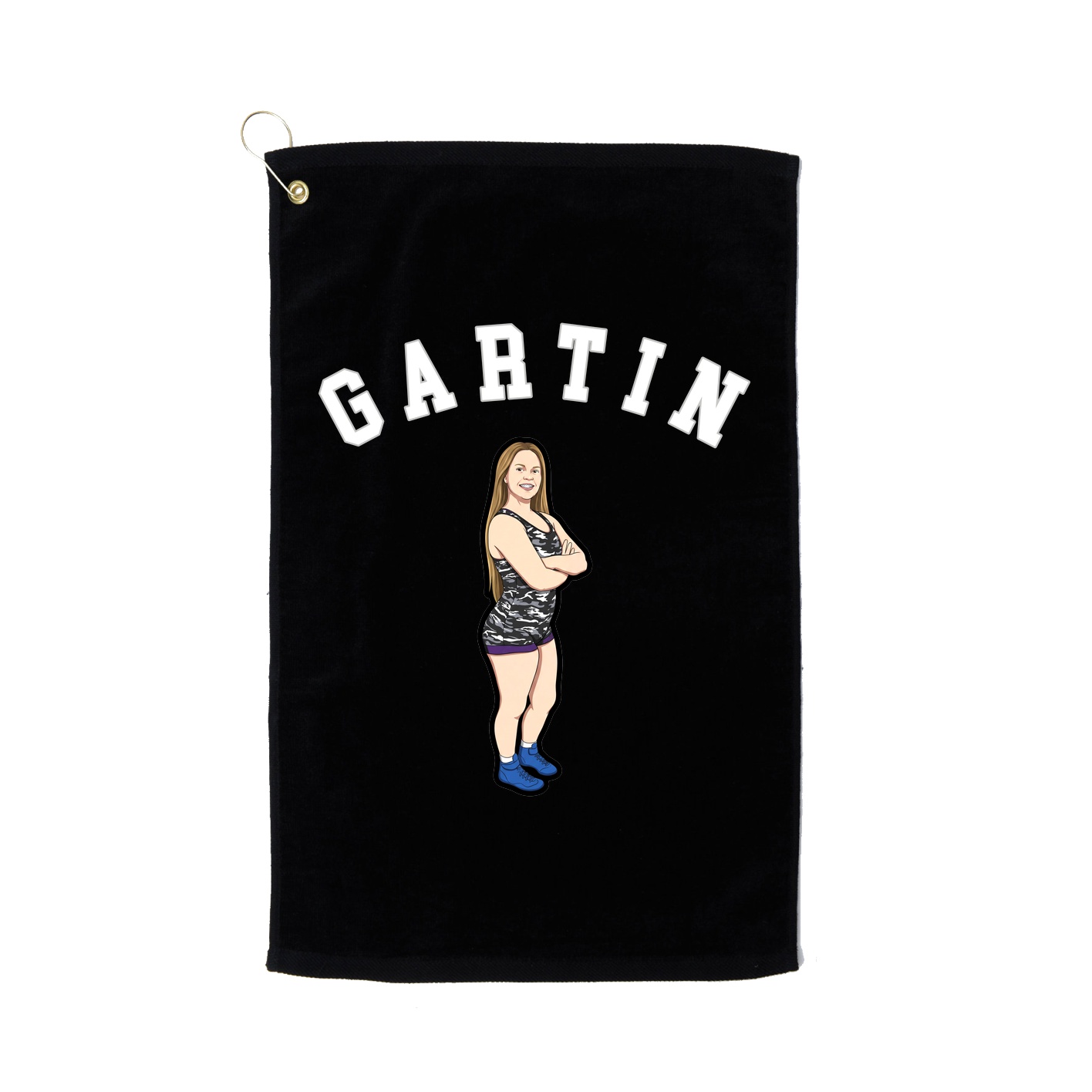 Golf Towel — Shirsey Arch in Black