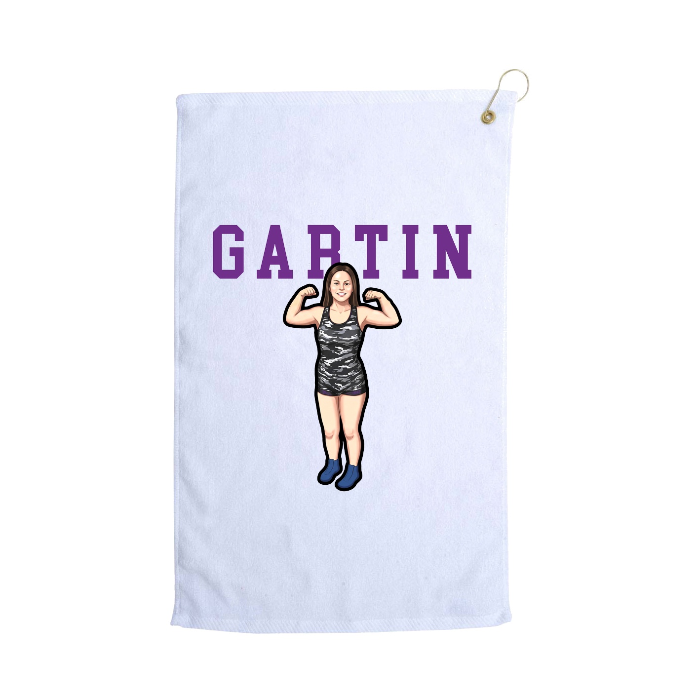 Golf Towel — Shirsey in White