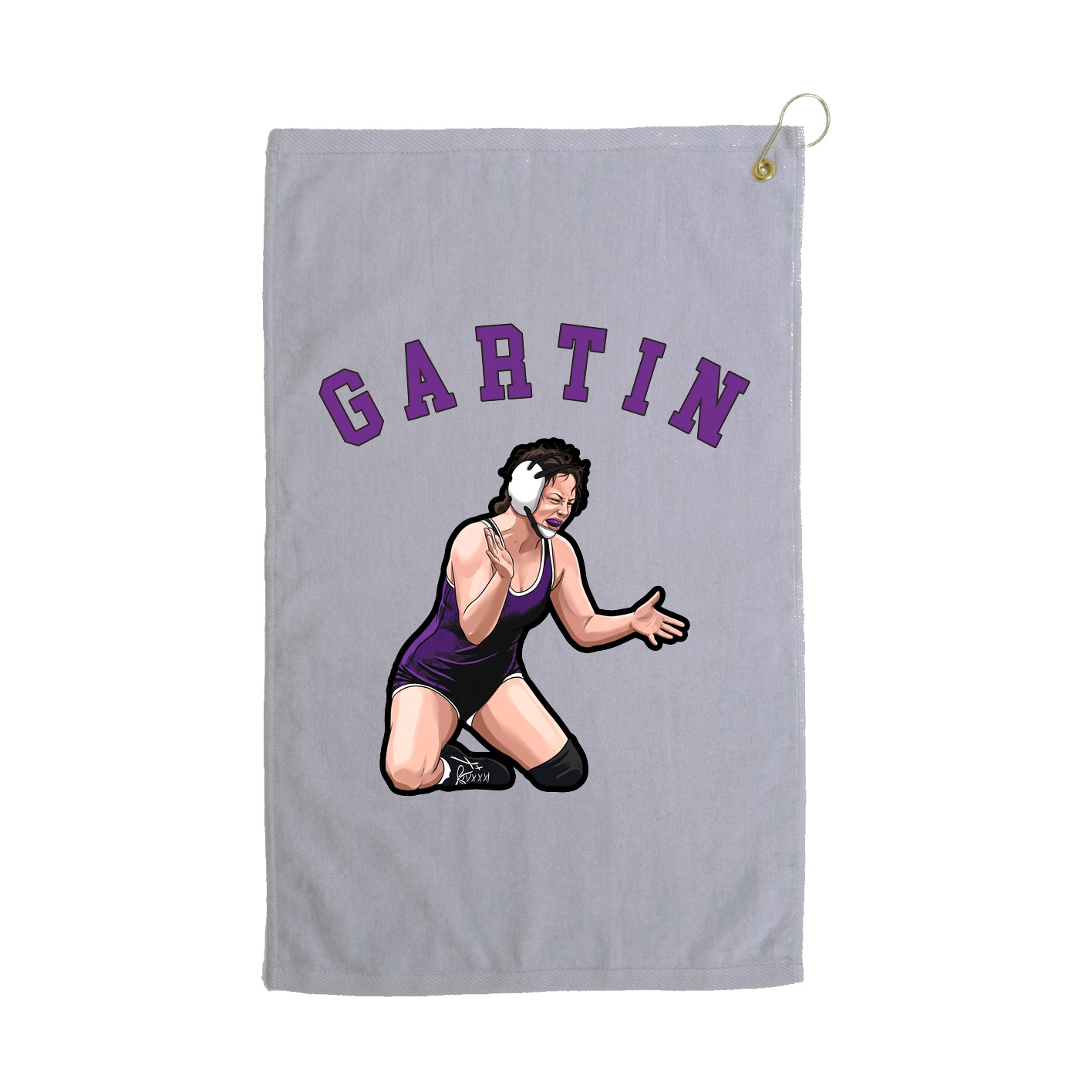 Golf Towel — Shirsey Arch in Grey