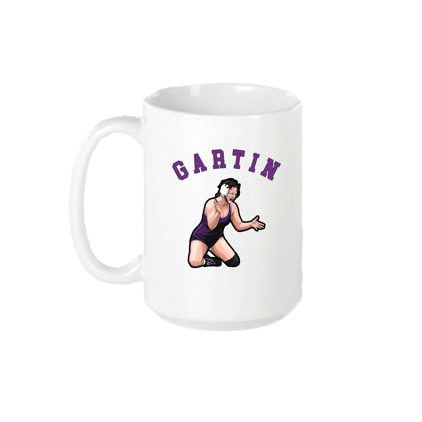 15oz Coffee Mug — Shirsey Arch in White