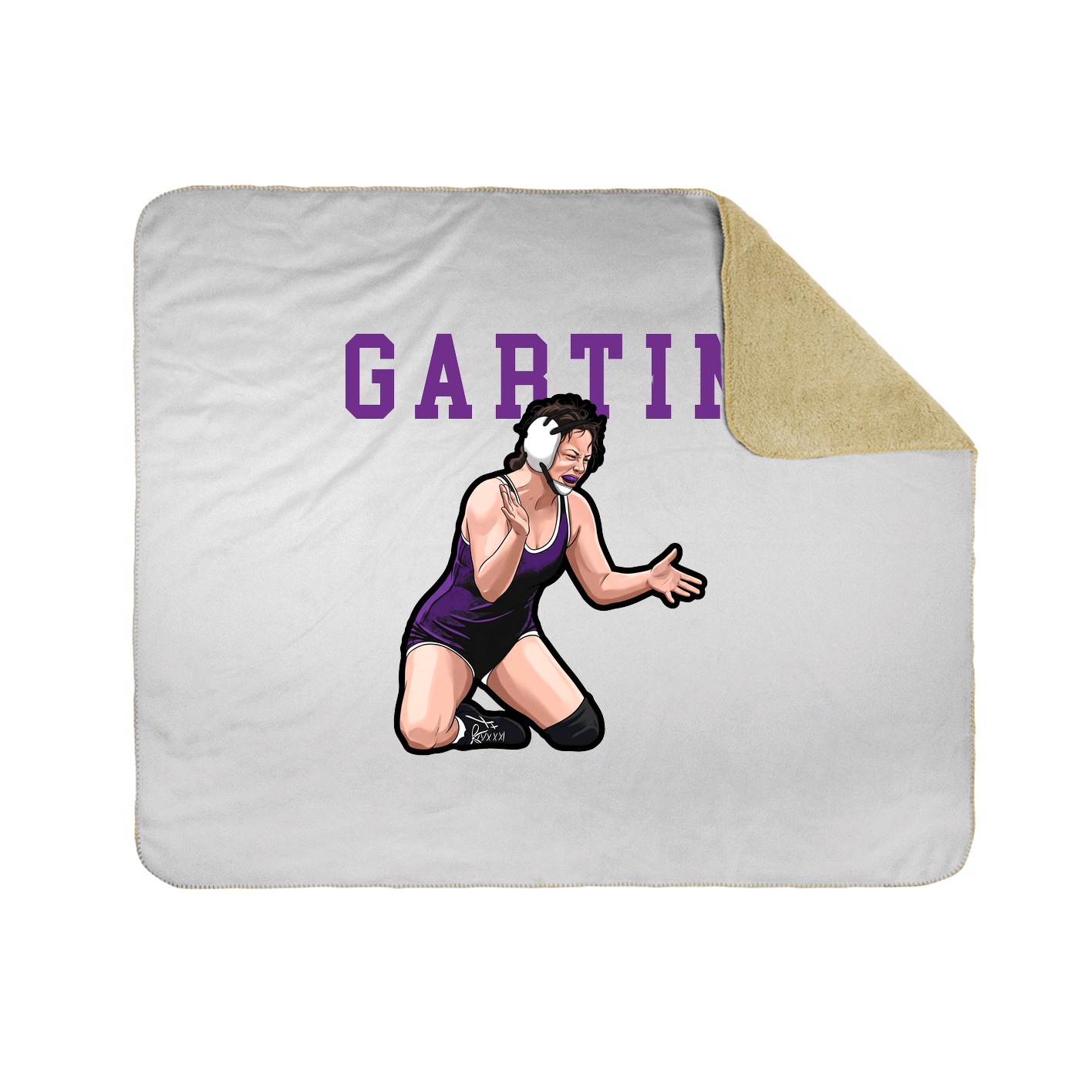 Throw Blanket — Shirsey in White