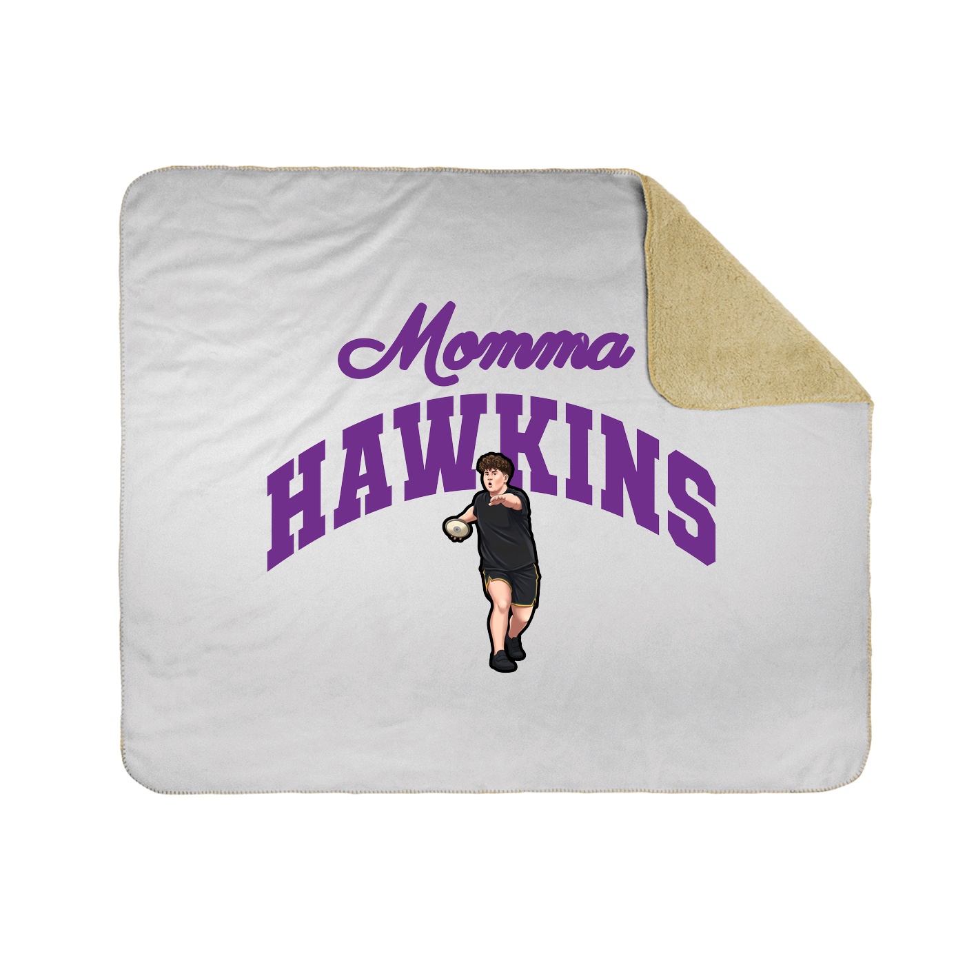 Throw Blanket — Mothers Day Arch in White