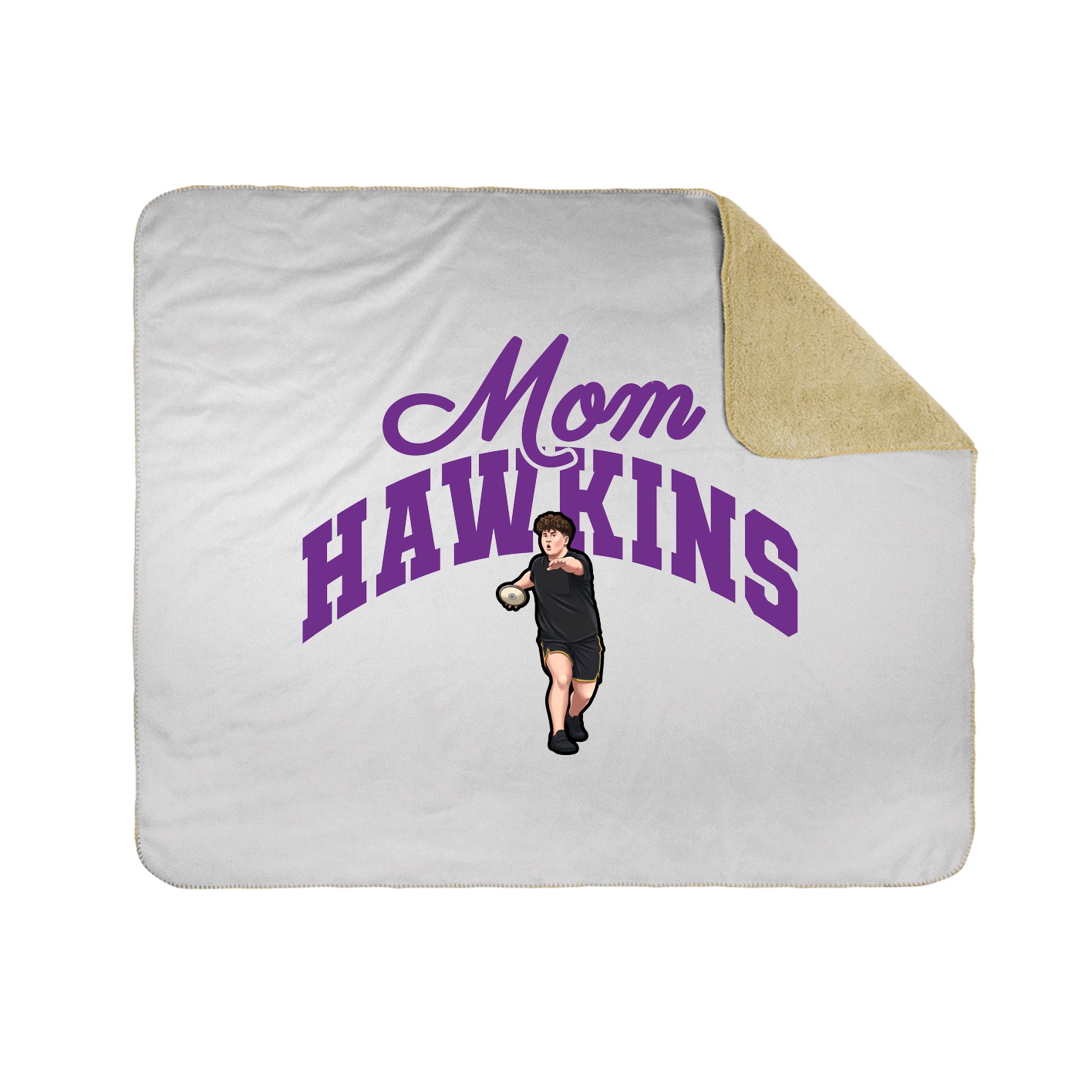 Throw Blanket — Mothers Day Arch in White
