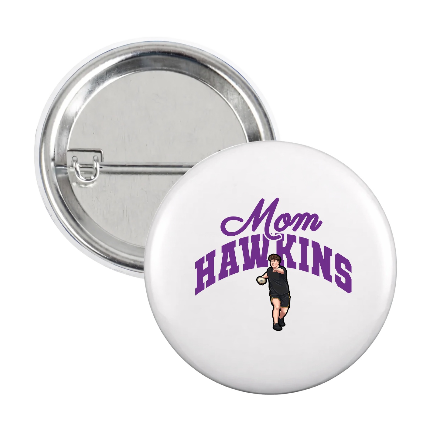 Game Day Button — Mothers Day Arch in White