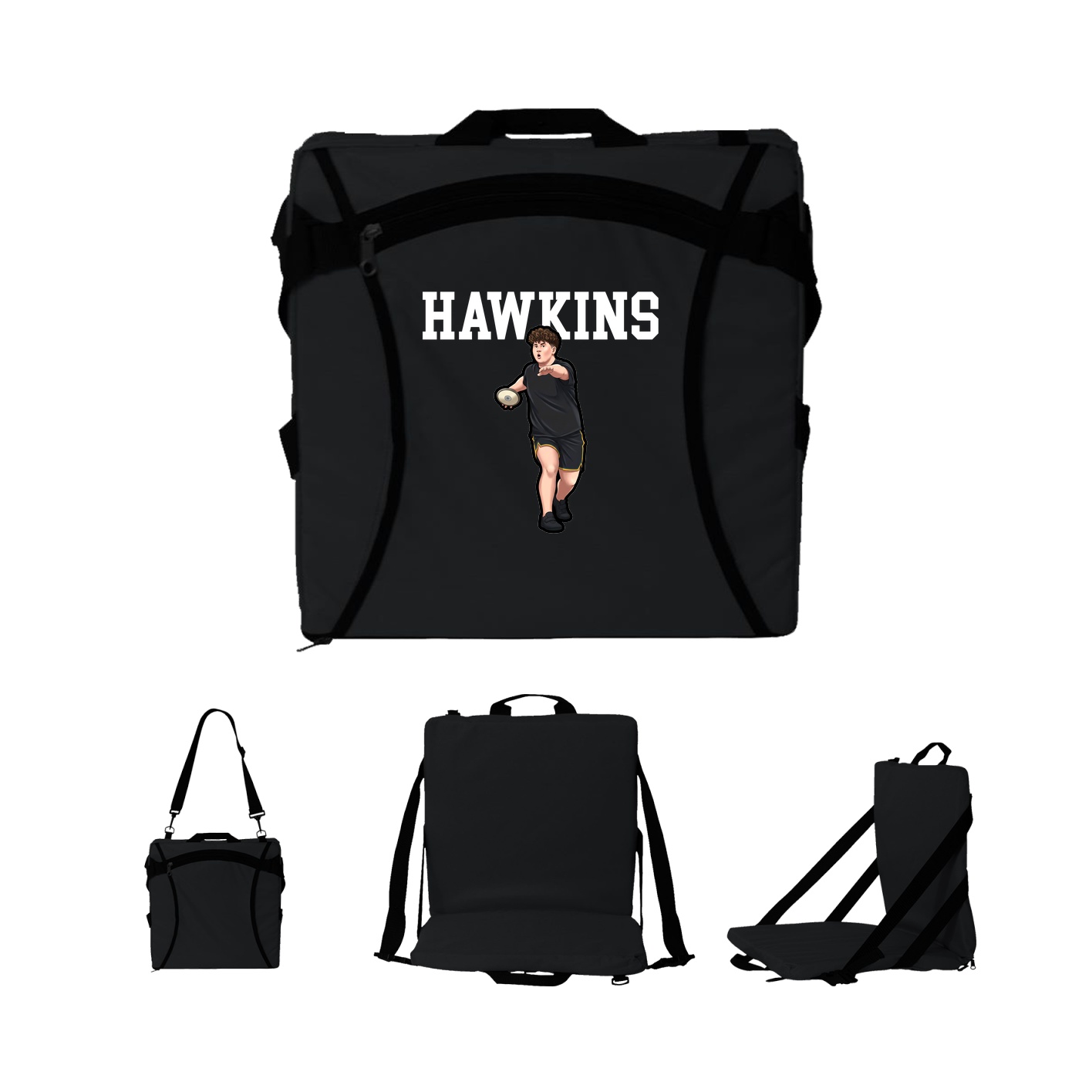 Folding Stadium Seat — Shirsey in Black