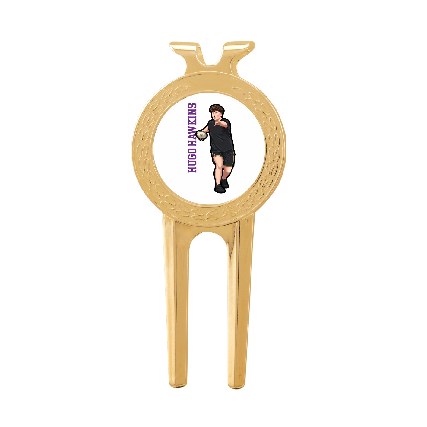 Divot Tool with Ball Marker — Name Vertical in Classic