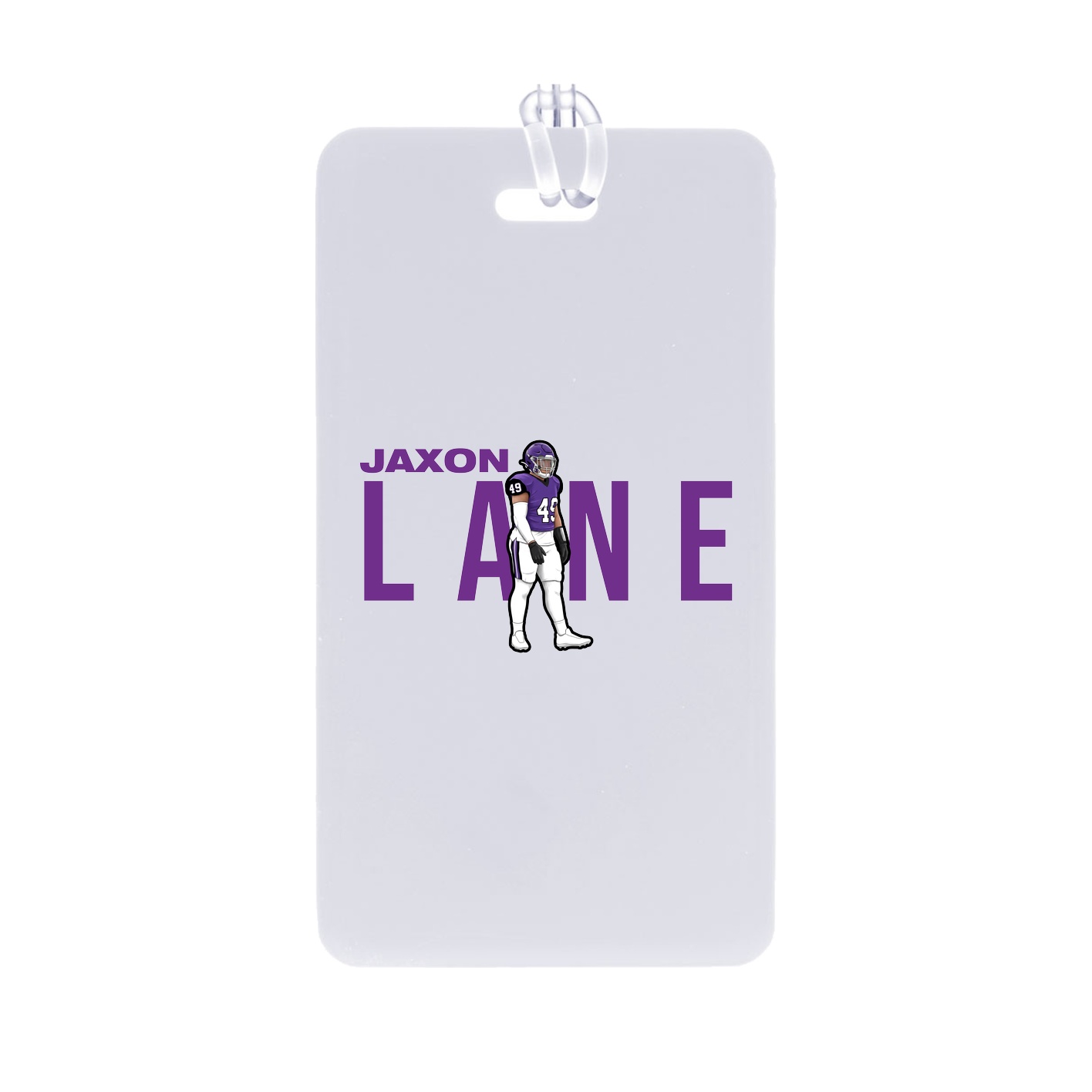 Bag Tag — Player Name in Classic