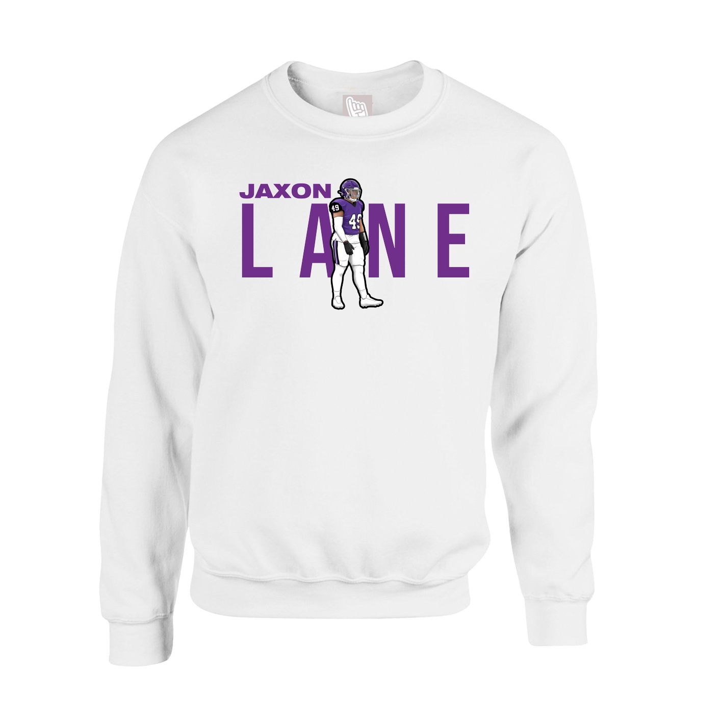 Fleece Crew — Player Name in White