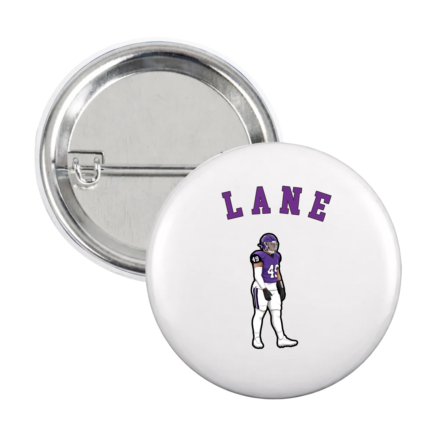 Game Day Button — Shirsey Arch in White