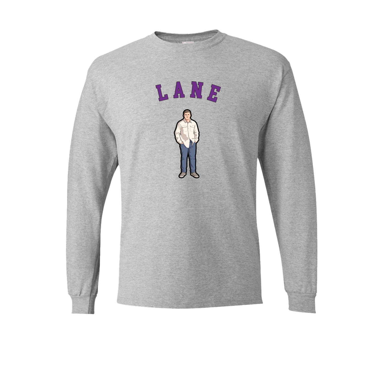 Long Sleeve Tee — Shirsey Arch in Grey