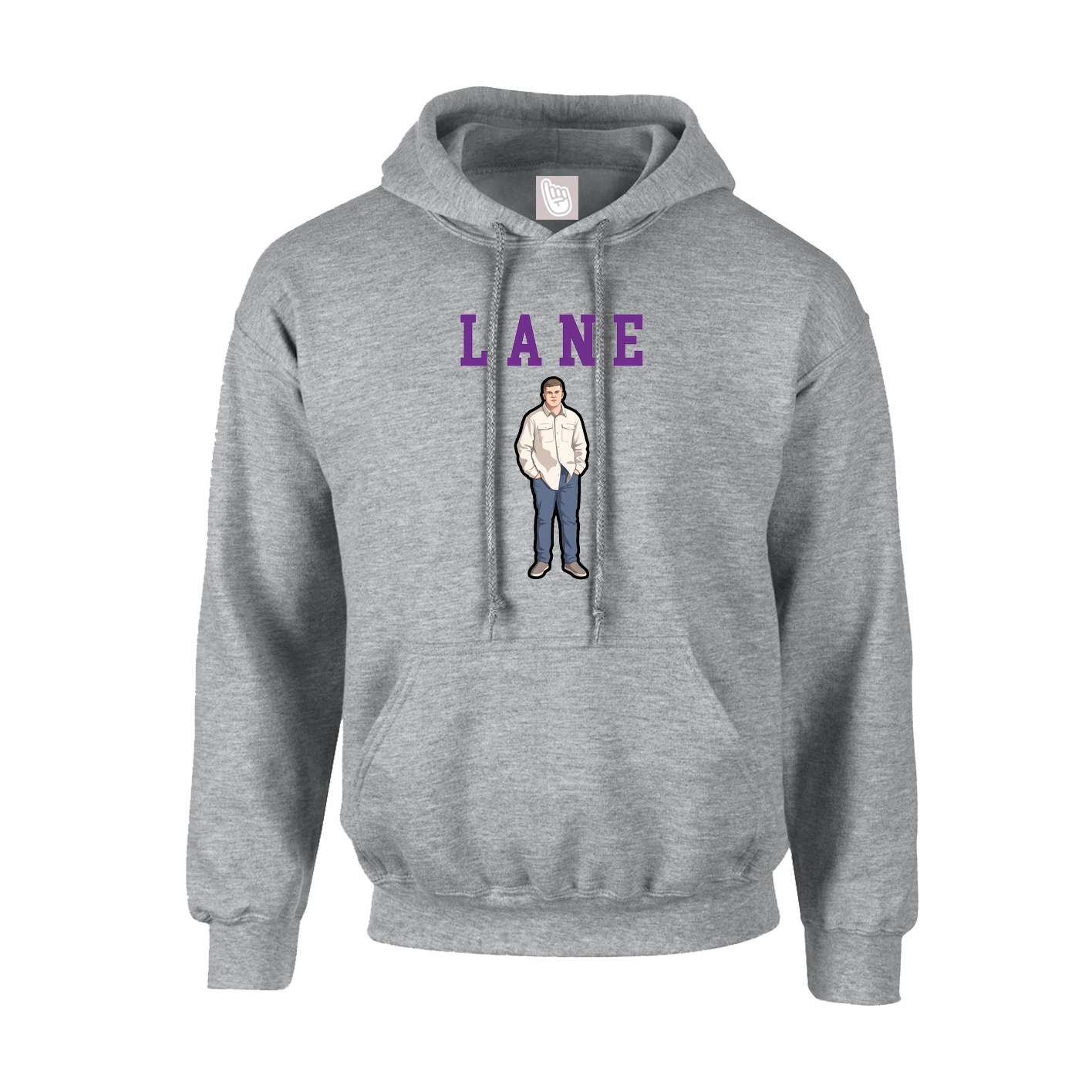 Hoodie — Shirsey in Grey