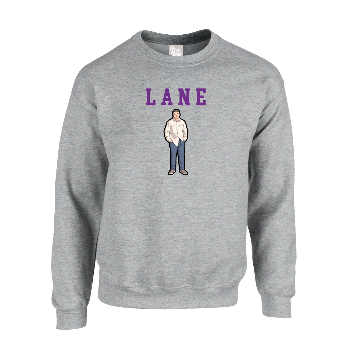 Fleece Crew — Shirsey in Grey