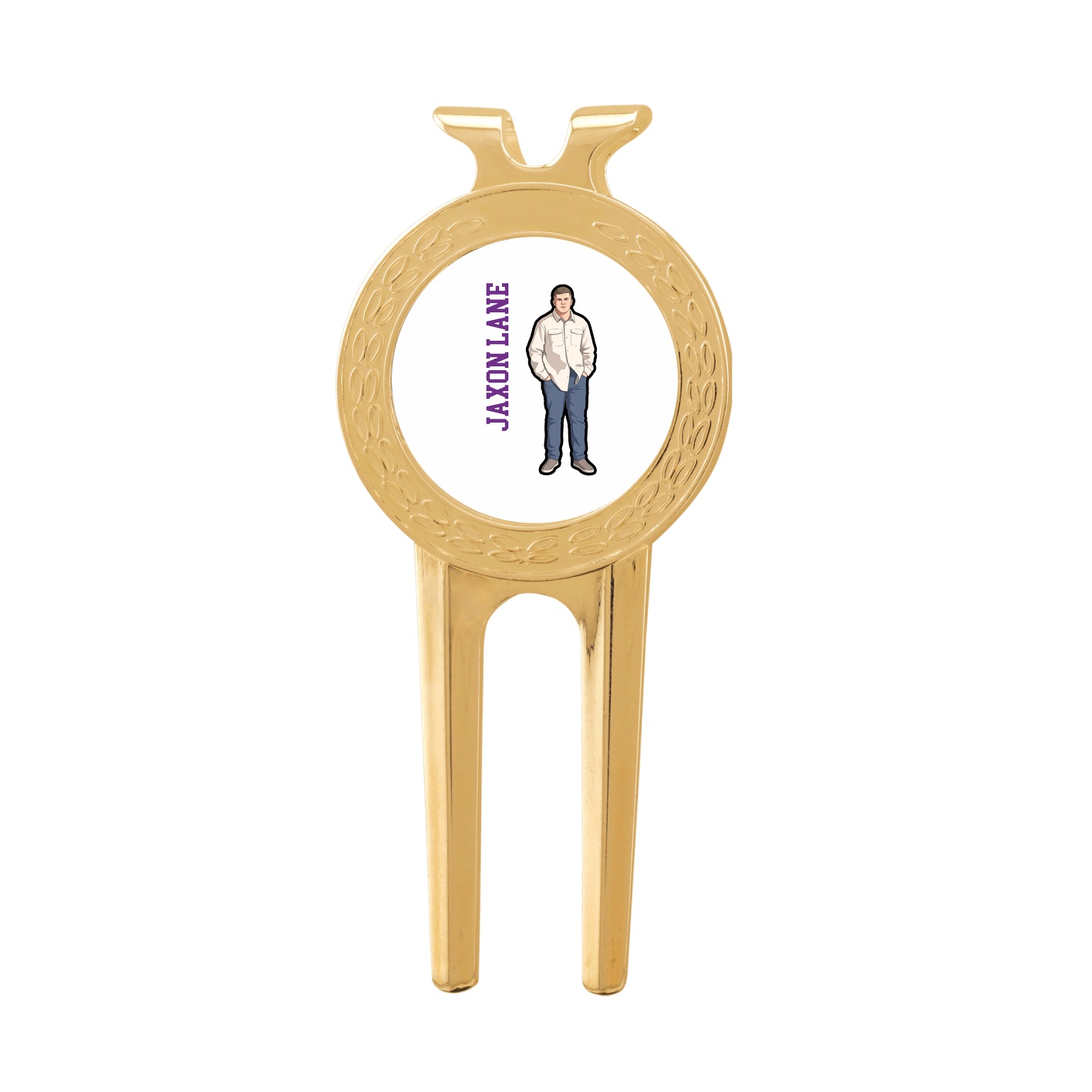 Divot Tool with Ball Marker — Name Vertical in Classic