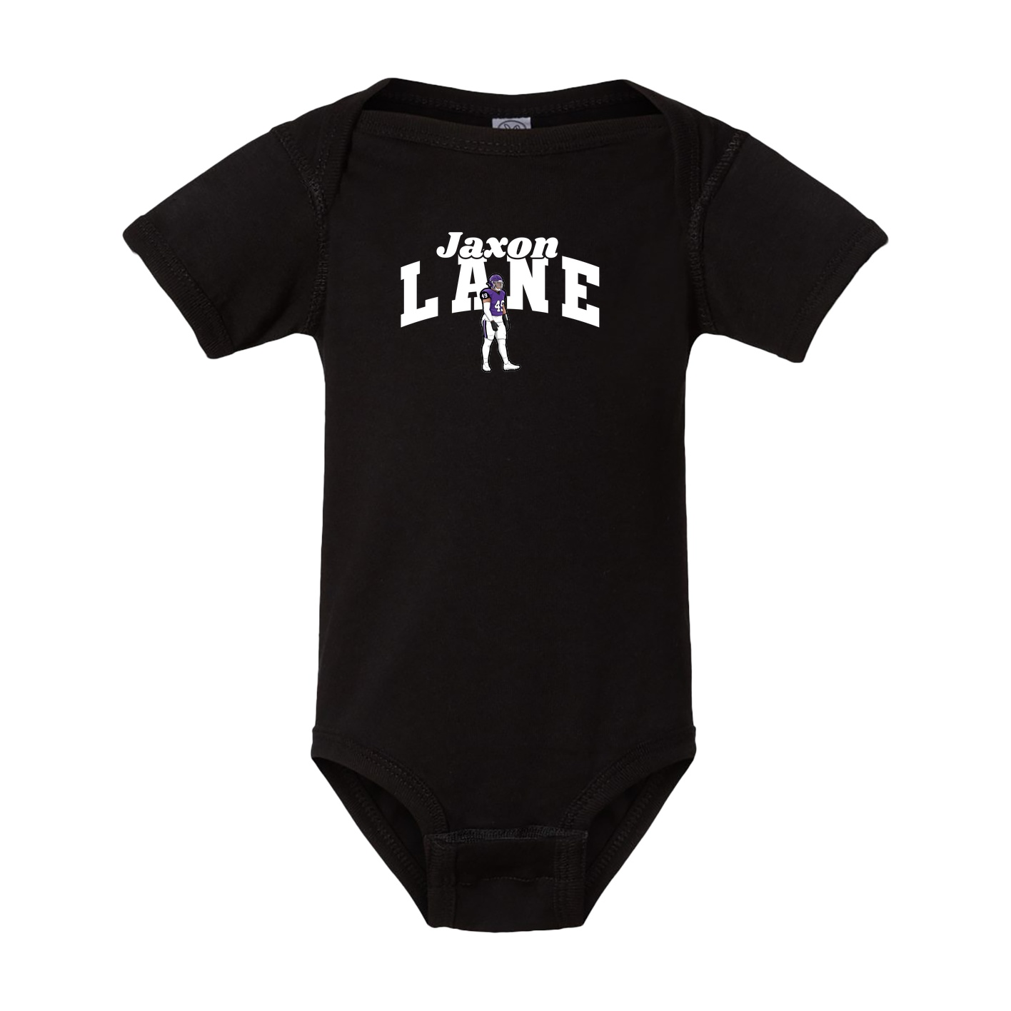 Baby Onesie — Signature Arch in Black