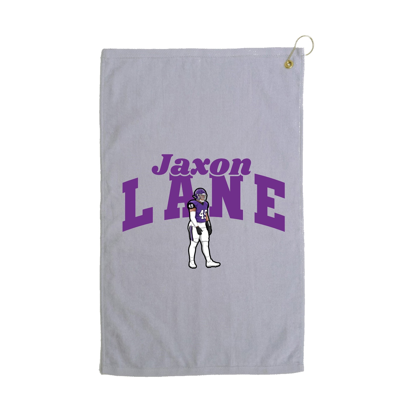 Golf Towel — Signature Arch in Grey