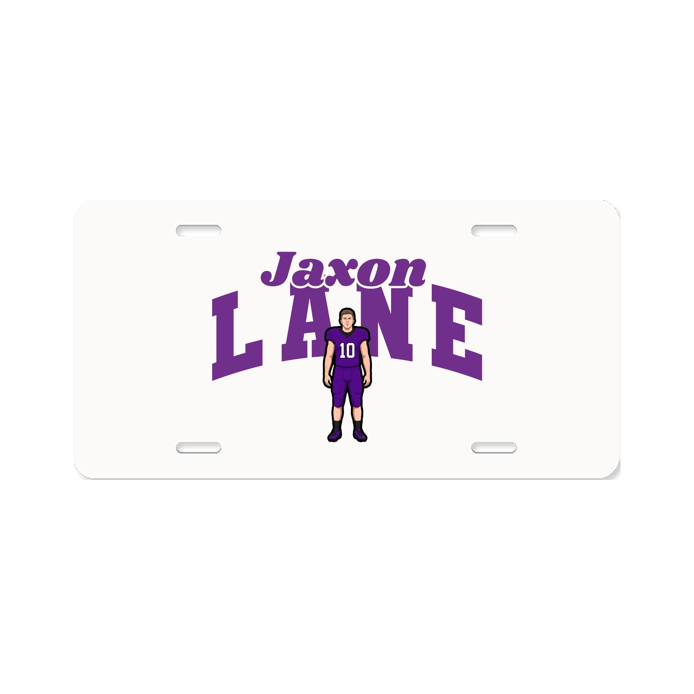 License Plate — Signature Arch in Classic