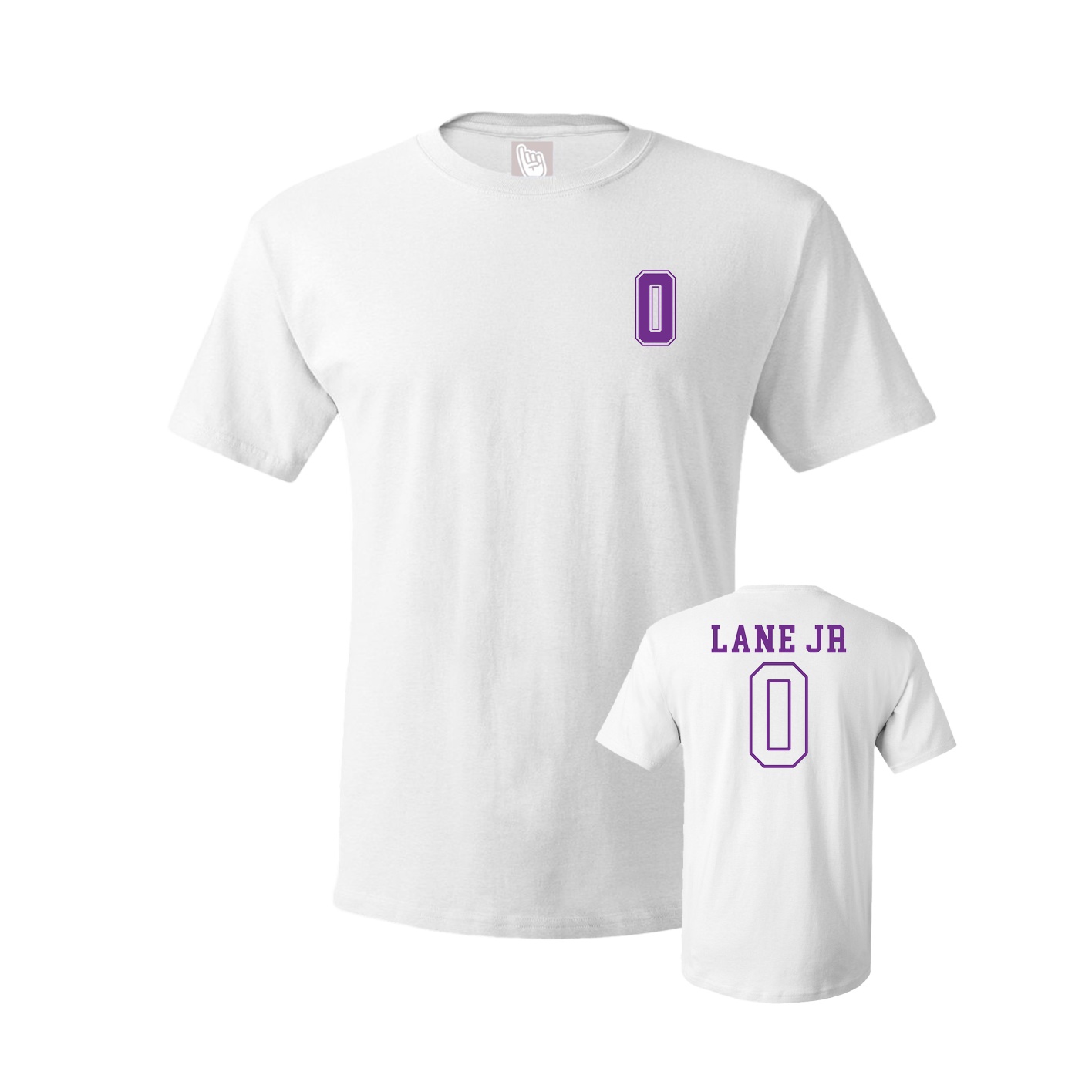 Youth Tee — Chest Back in White