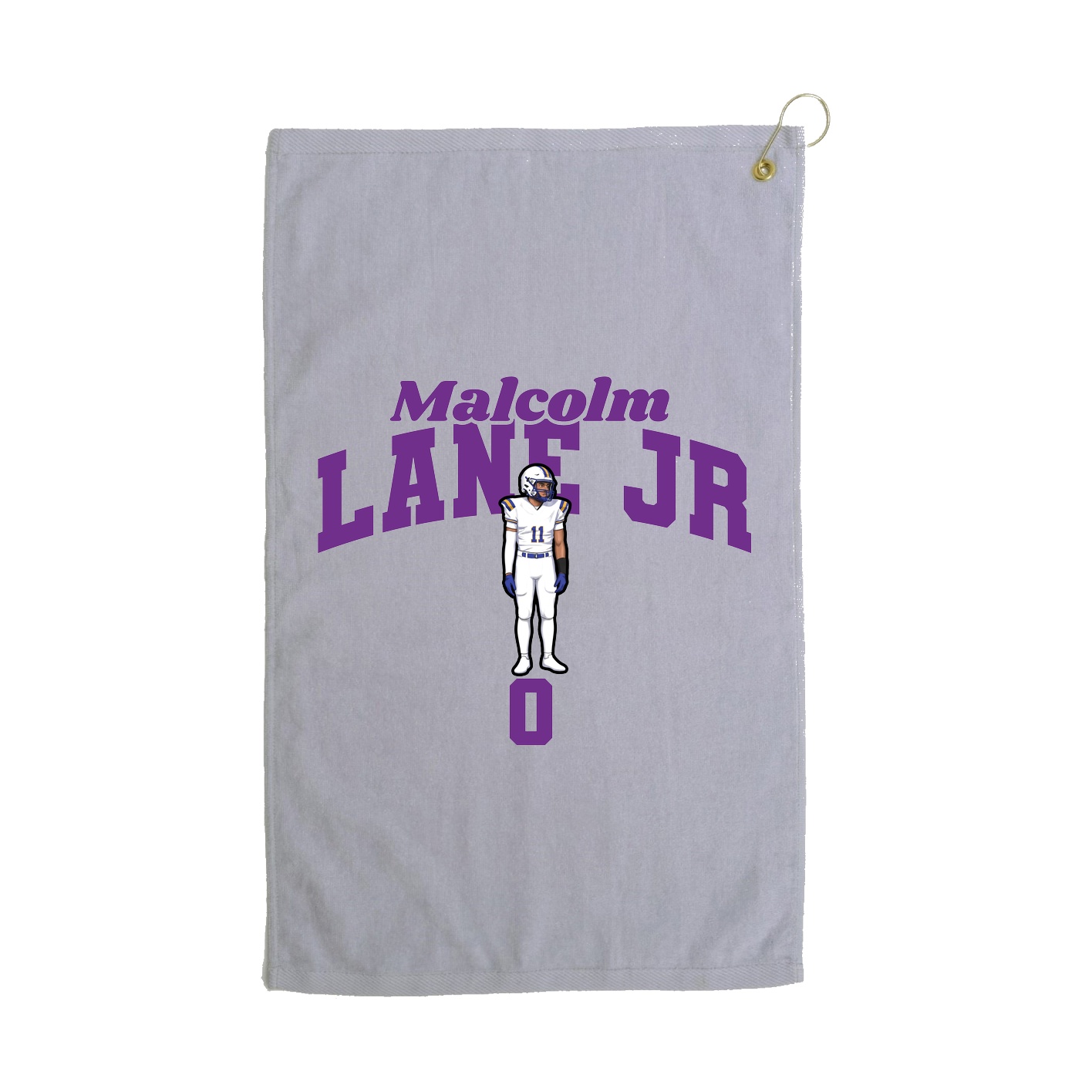 Golf Towel — Signature Arch in Grey