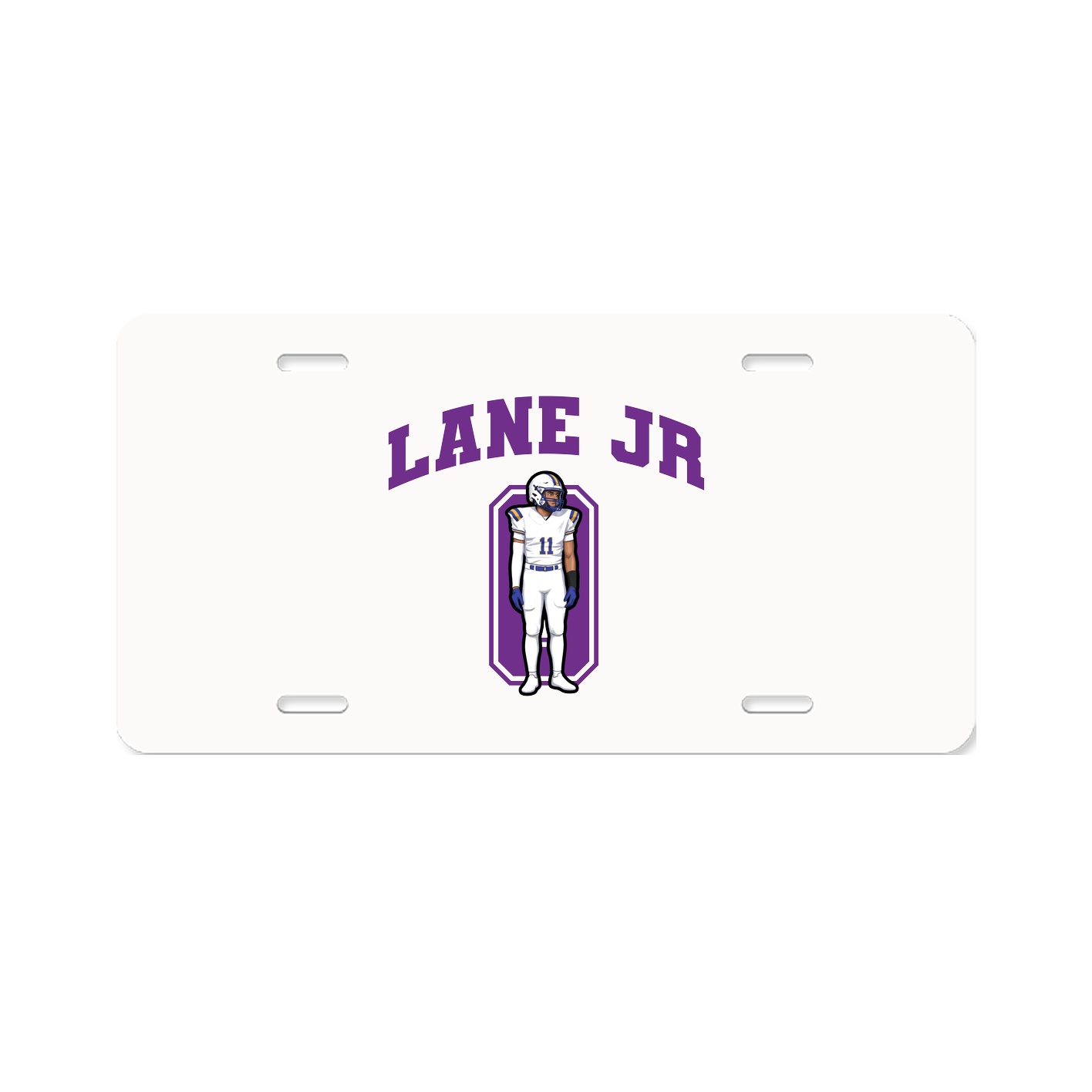 License Plate — Number in Classic