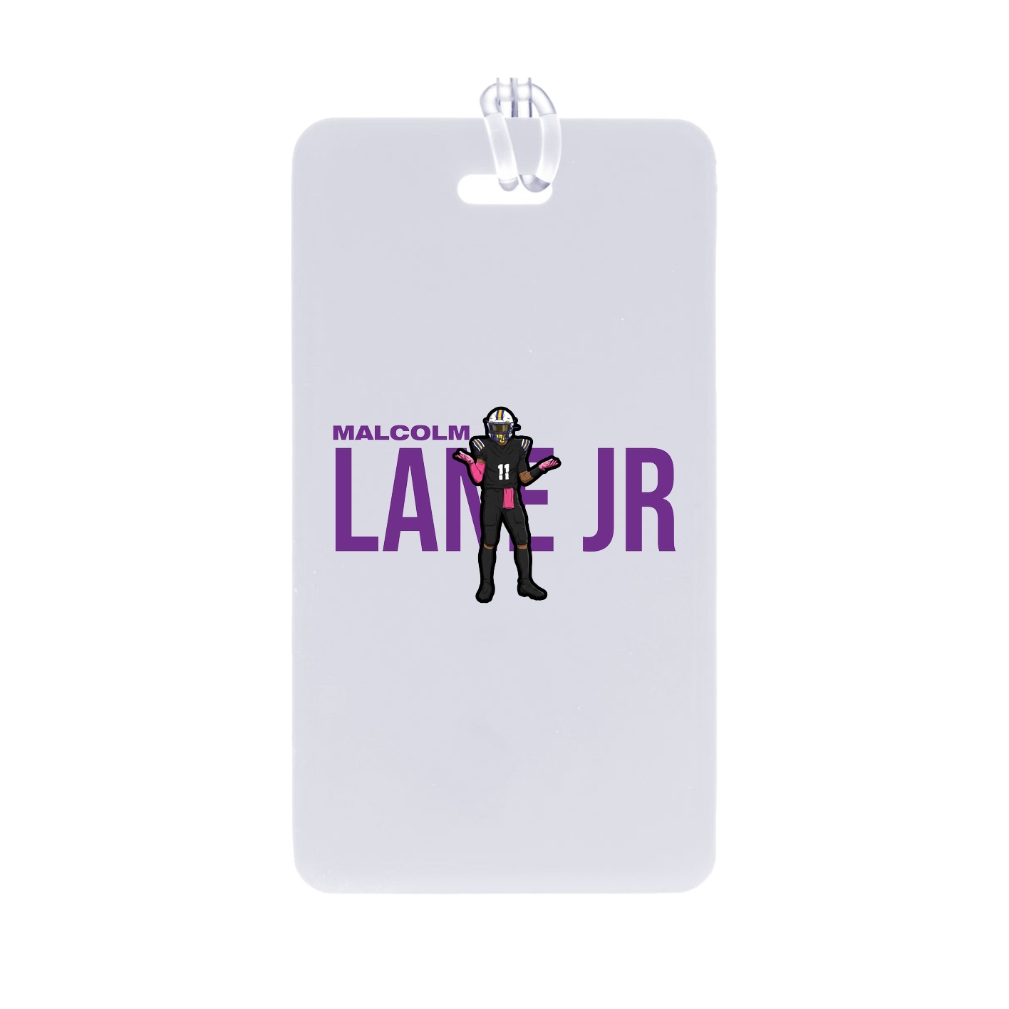 Bag Tag — Player Name in Classic