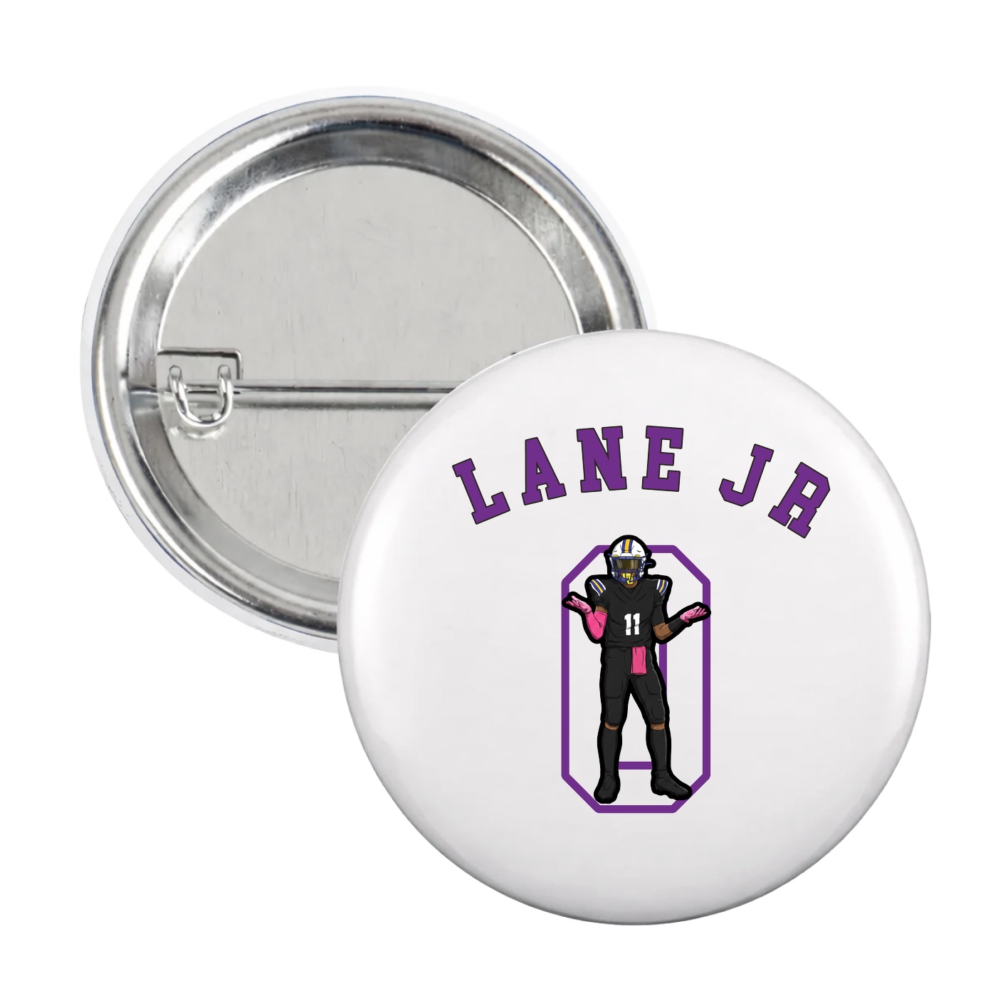 Game Day Button — Shirsey Arch in White