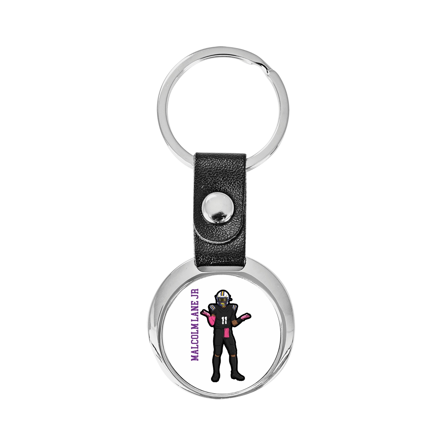 Key Chain — Name Vertical in Classic