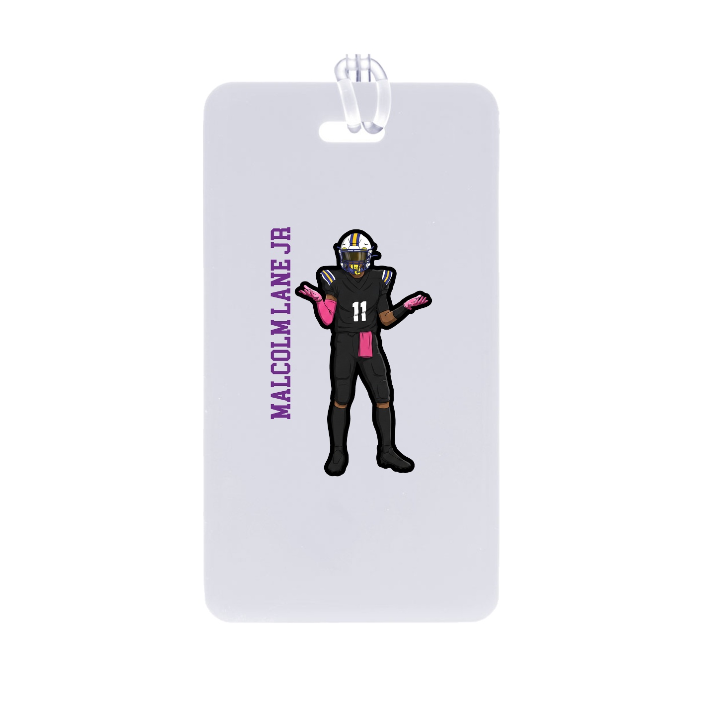 Bag Tag — Name Vertical in Classic