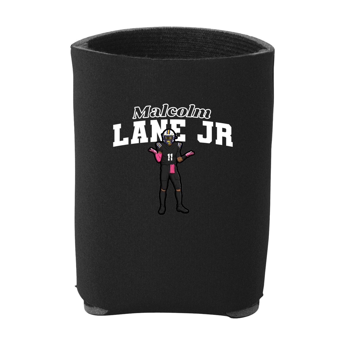 Can Holder — Name Arch in Black