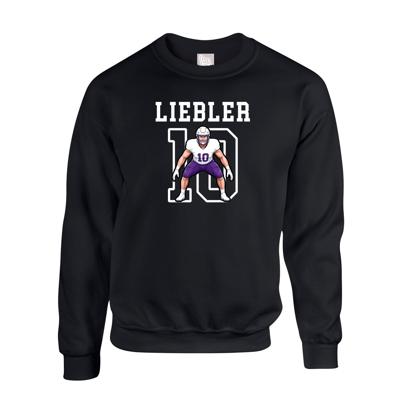 Fleece Crew — Shirsey in Black