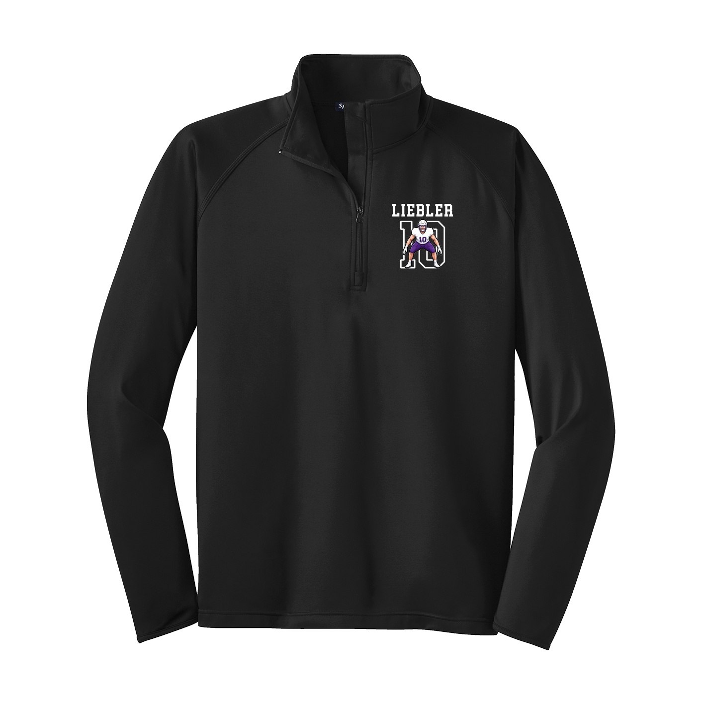 Q-Zip Pullover — Shirsey in Black