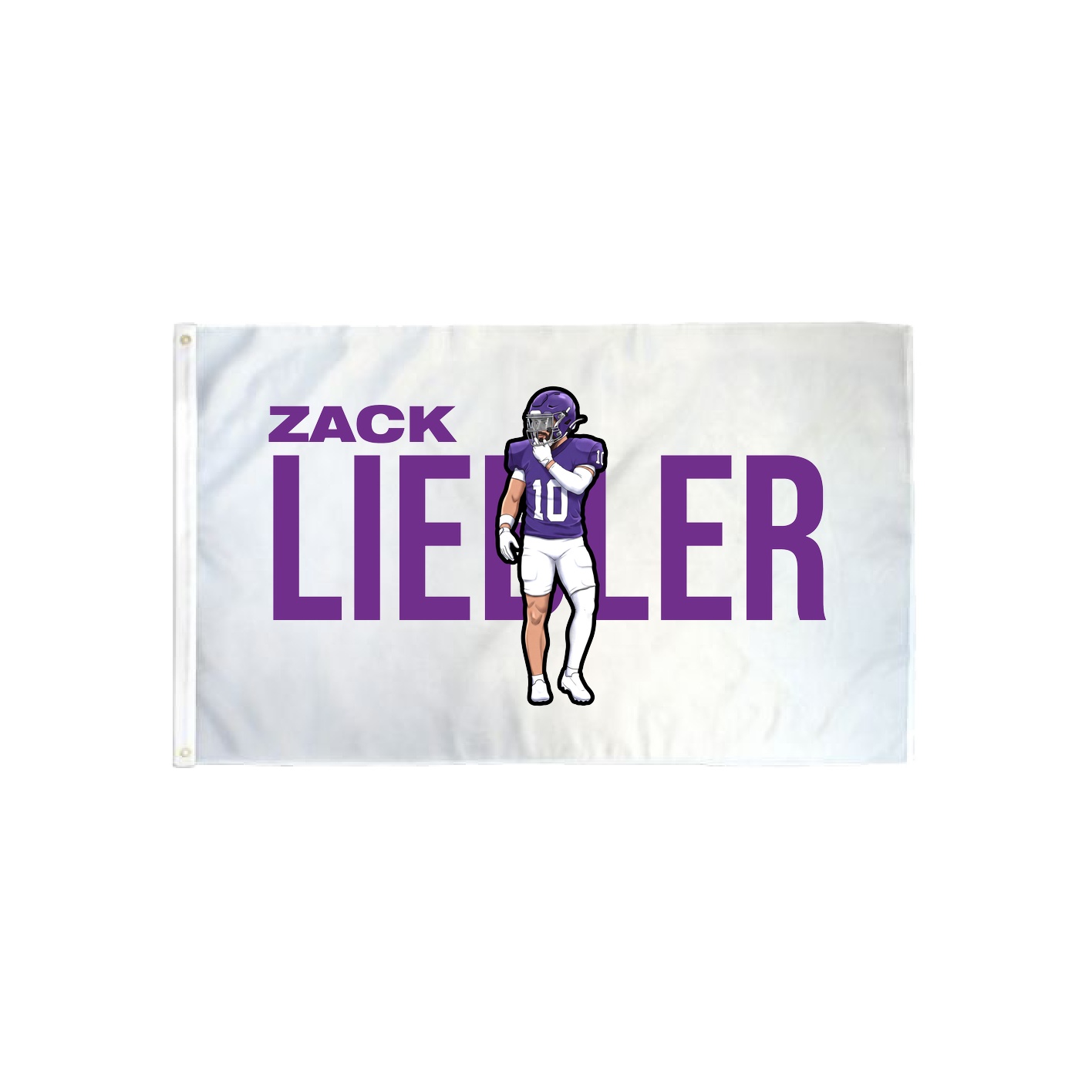 3x5 Flag — Player Name in Classic