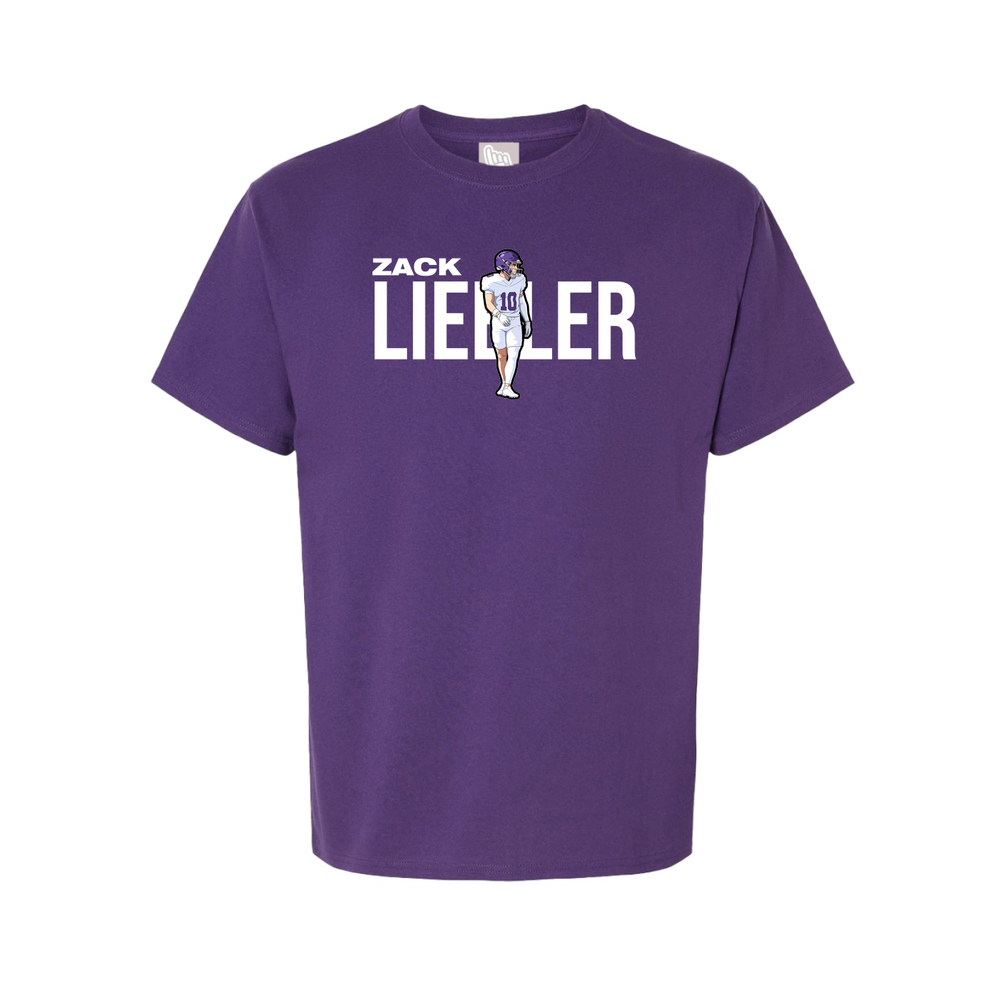 Youth Tee — Player Name in Purple