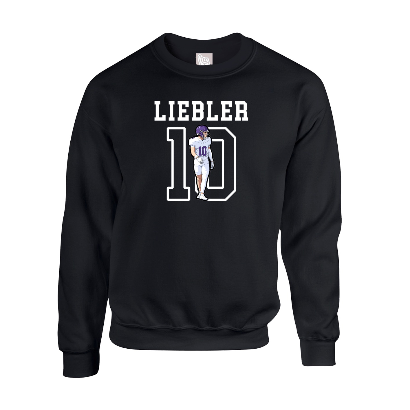 Fleece Crew — Shirsey in Black