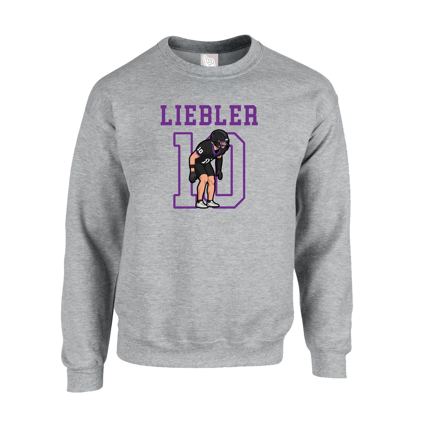 Fleece Crew — Shirsey in Grey