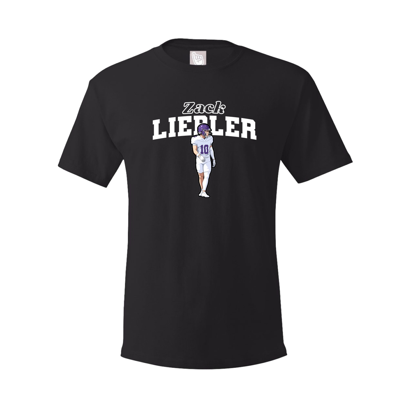 Youth Tee — Name Arch in Black